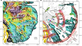 Giant fan-shaped subglacial basin under East Antarctica rewrites tectonic history