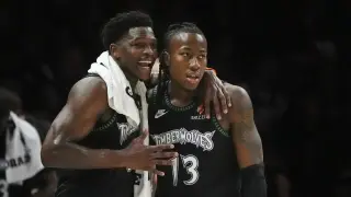 McDaniels Delivers on Warning as Wolves Roll Past Nuggets in Game 3
