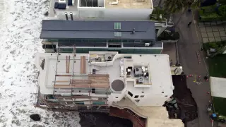 Sinkhole swallows driveway at Nicolas Cage-linked Malibu mansion, prompting evacuations