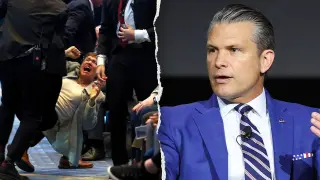 Protesters Disrupt Hegseth's AUSA Panel on Autonomous Warfare