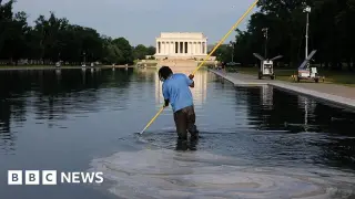 Ex-Olympian indicted for vandalism at Washington's Reflecting Pool