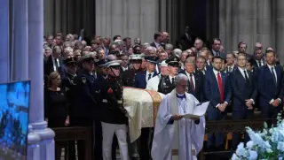Funeral rites for Lindsey Graham unfold across DC with SC procession