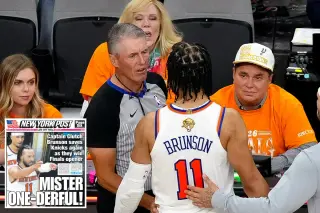 NBA probes vulgar Court-side taunts after tense Brunson moment in Game 1 Finals