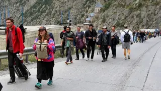 Fleeing mobilisation fears, Russians rush abroad as election begins