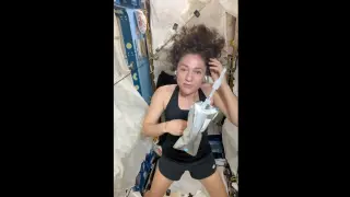 Orbiting with curls: Jessica Meir reveals zero-G hair routine from the ISS