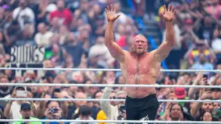 Lesnar’s WrestleMania moment sparks retirement chatter as Triple H weighs in