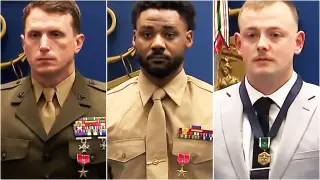 Abbey Gate heroes awarded upgraded Bronze Star medals for Kabul bravery.