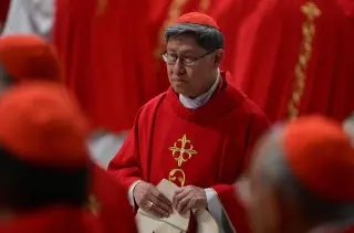 Filipinal Cardinal Tagle Succeeds Re as Dean of College of Cardinals
