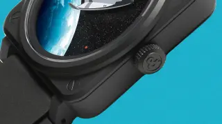 Bell & Ross Launches BR-03 Space Mission with Vortex Spaceplane Minute Hand