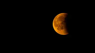 Americas Get Front-Row View of 96% Partial Lunar Eclipse