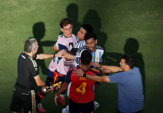 FIFA Opens Probe Into Spain-Argentina Post-Final Brawls
