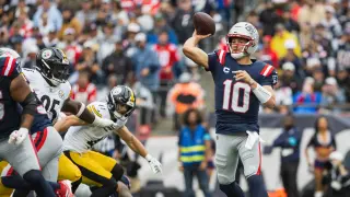 Patriots lean on defense as Maye's consistency remains unsettled