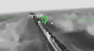 Ukraine Drones Strike Crimean Rail Corridor, Two Locomotives Out of Service (Video)