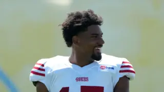 49ers' rookie Stribling carted off after left ankle injury