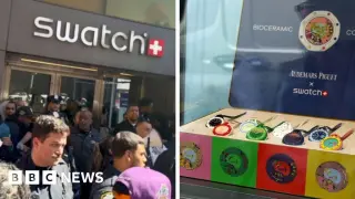 Swatch-Audemars Piguet drop triggers chaotic queues and store closures
