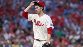 Painter exits with hamstring tightness as Phillies weigh next-start plans