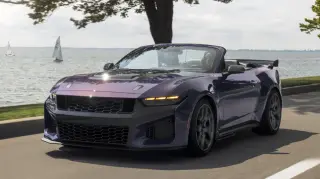 Ford Unveils 800-HP 2027 Mustang Dark Horse SC Convertible