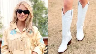 Sydney Sweeney Delivers Powder-Blue Cowgirl Moment at Stagecoach