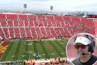 Riley Pushes Back at Attendance Narrative After USC Opener