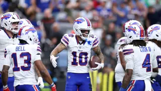 Bills safety Gardner-Johnson ejected for spitting at Raiders, leaving Buffalo without starter for second half