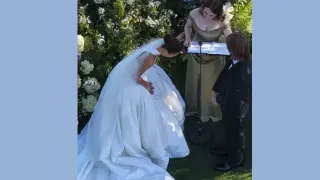 Billie Eilish Presides Over Finneas and Claudia Sulewski’s Montecito Wedding With Flower-Dog Aisle Ambiance
