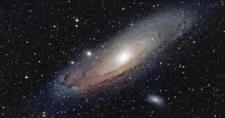 Andromeda's Light Lets Us See a 2.5-Million-Year Moment