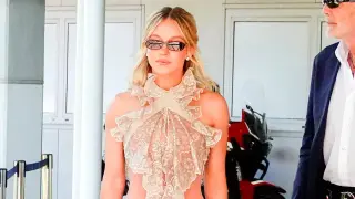 Sydney Sweeney Shines in Sheer Look and Clear Shoes on Venice Arrival