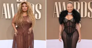 Lizzo Sparks BET Awards Naked-Dress Trend on a Daring Red Carpet