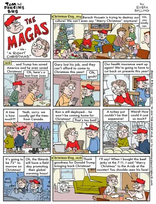 Tom the Dancing Bug Skewers MAGA With a Right-Wing Christmas