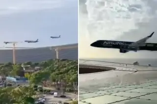 Cape Town stadium flyover: Airlink jets fly perilously close to roof