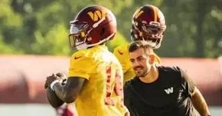 Blough Unveils New Commanders Offense Built for Jayden Daniels
