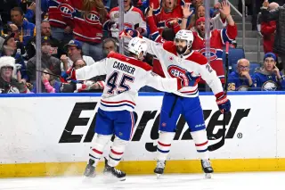 Newhook fuels Canadiens' 5-1 win in Buffalo to even series