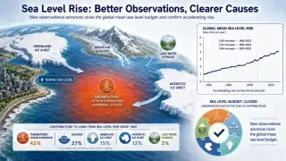 Ocean Warming and Ice Melt Push Global Sea Levels Higher, Study Finds