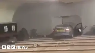Three hurt as BMW plows into Ilkeston bowling alley