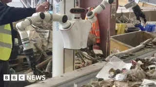 Humanoid robots join UK waste plants as firms tackle staffing gaps