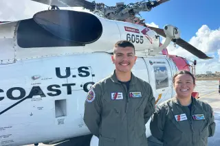 Coast Guard swimmer recounts 2-hour night rescue of 16 from sinking vessel off Baja