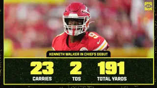 Walker Sparks Chiefs in Week 1 with 173 Rushing Yards and 2 Scores