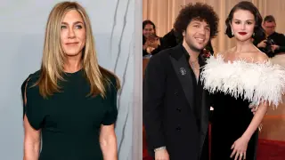 Jennifer Aniston Gives Benny Blanco a LolaVie Hair Makeover in New Ad with Selena Gomez
