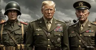 Trump’s AI Medal Fantasy Elevates Himself Over WWII Generals
