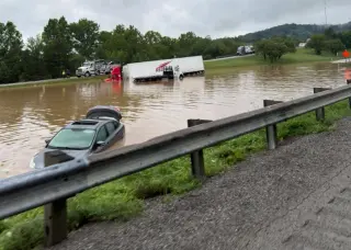 Record WV flood triggers ongoing rescues as Buckhannon and Upshur County floodwaters surge