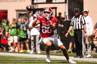 Hoosiers start fast and feast: Indiana dominates North Texas 52-16