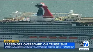 Missing man overboard prompts lockdown on Carnival Panorama near Long Beach