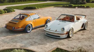 Louis Vuitton and Singer Unveil Two One-Off Porsche 911s Merging Fashion, Craft and Speed