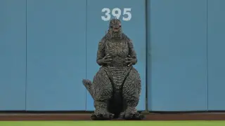 Dodgers' Godzilla-themed final home game breaks attendance record