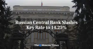 Russia Trims Key Rate to 14.25% in Ninth Straight Easing Move