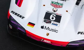 Apple Music livery lights up Porsche Penske at Long Beach
