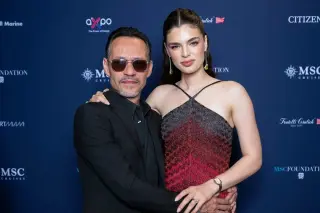 Marc Anthony and Nadia Ferreira welcome their baby girl Myla, their second child together
