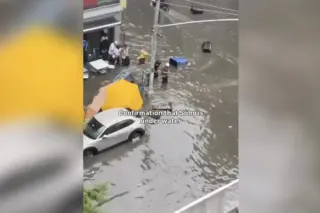 New York City flooded as flash floods paralyze subway system
