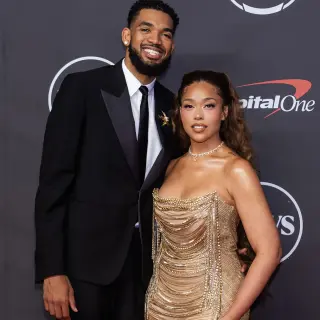 Jordyn Woods and Karl-Anthony Towns Seal Malibu Vows