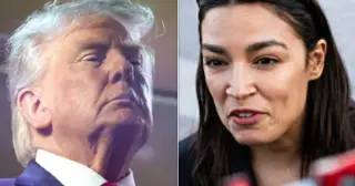AOC Takes on Trump After Knicks-NBA Finals Nap Moment